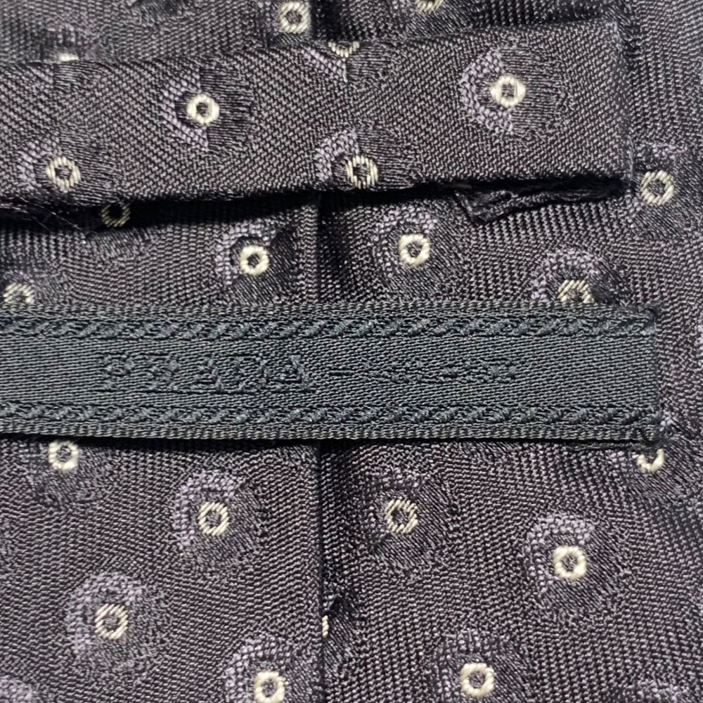 Prada Dot Pattern Tie Black White - image 3